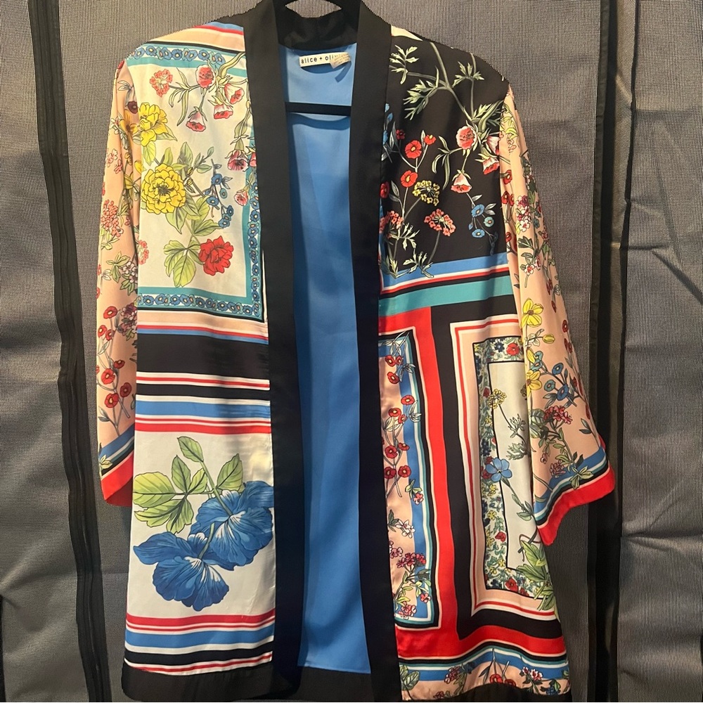 Koko Patchwork Print Open Front Jacket - image 5